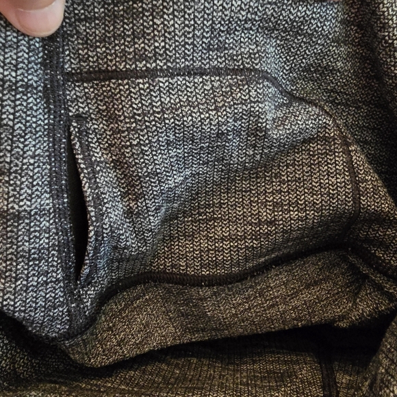 Lululemon Wunder Under Leggings (Hi- Rise) Black & Grey Herringbone Size 6 - Picture 12 of 15